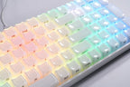 ZORNHER ZH100 Wireless 98% Mechanical Keyboard, Jelly Cat White