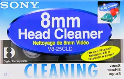 Sony V8-25CLD 8mm Camcorder Head Cleaning Cassette
