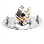 OVSAL Stainless Steel Engraved Electric Guitar Output Jackplate