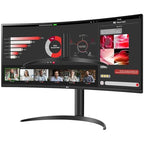 LG 34WR55QC-B 34-Inch Curved UltraWide Monitor WQHD 100Hz