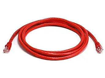 Monoprice 102304 Cat6 Ethernet Patch Cable 7ft Red