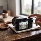YUEHISY 48MP 4K Vlogging Camera and Travel Camcorder Kit