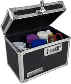 Vaultz VZ00266-CAM Small Medicine Lock Box - Black