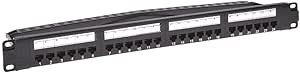 Monoprice 24-Port Cat6 Patch Panel 1U - Unshielded