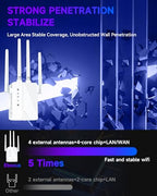 Eboous Long-Range WiFi Extender Signal Booster and Repeater