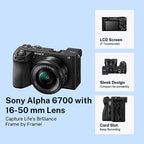 Sony Alpha 6700 a6700 APS-C Camera with 16-50mm/55-210mm Lenses Kit