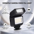 Sanpyl On-Camera Flash with 90-Degree Adjustable Head