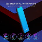 Generic 16TB Portable USB-C External SSD Backup Drive