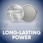 Panasonic CR2025PA/4BW Lithium Coin Cell 4-Pack
