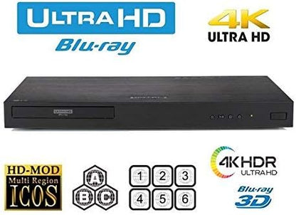 LG UBK90 Region Free 4K UHD Blu-Ray Player