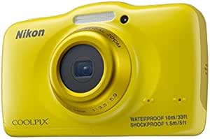 Nikon COOLPIX S32 Waterproof Digital Camera Yellow — main product image