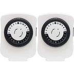GE 15417 24-Hour Mechanical Indoor Timer 2-Pack