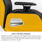 Thermaltake GGC-ARG-BYLFDL-01 ARGENT E700 Sanga Yellow Leather Gaming Chair