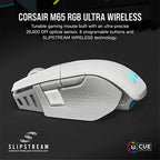 Corsair CH-9319511-NA2 M65 Ultra Wireless Gaming Mouse: 26K DPI, White