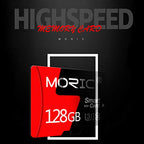 MORIC 128GB microSD Card 2-Pack, Class 10 A1 with Adapters