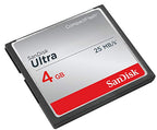 SanDisk Ultra 4GB CompactFlash Memory Card - 25MB/s