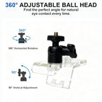 VUESTAND T1 Clear Acrylic Webcam Mount with 360° Ball Head
