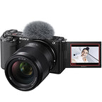 Sony ZV-E10 Vlog Camera with 35mm Lens Accessory Bundle