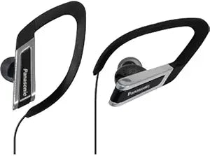 Panasonic RP-HS200-K Sport-Clip Earbud Headphones Black