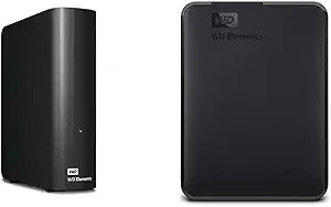 Western Digital 8TB Elements Desktop & 2TB Portable HDD