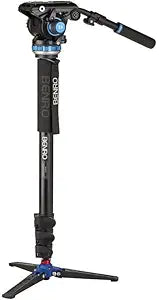 Benro A48FDS6PRO Aluminum Video Monopod S6PRO Head — main product image