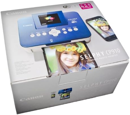 Canon SELPHY CP910 BLUE Wireless Color Photo Printer
