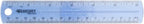 Westcott 6-Inch Plastic Ruler - Assorted Colors, 2-Pack
