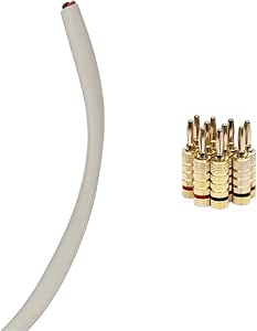 Monoprice Access Series 12AWG Speaker Wire 100ft & Banana Plugs