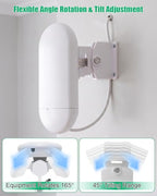PUWJNV Adjustable Outdoor Antenna Wall Mount Bracket with Cable Tray
