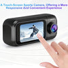 OBEST 1080P Thumb-Sized Wearable Body Camera with Charging Case