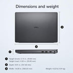 Dell Pro 16 Business Laptop with Intel Core 5 and Windows 11 Pro