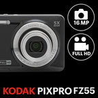 KODAK PIXPRO FZ55 Compact Digital Camera with 5X Zoom