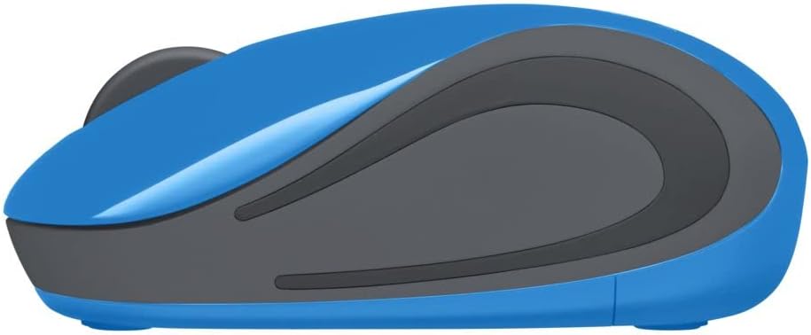 Logitech 910-002728 M187 Blue Wireless Mini Mouse Portable
