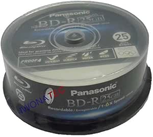 Panasonic LM-BRS2MWE25 BD-R 25GB Blu-ray Disc 25-Pack