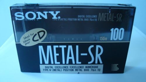 Sony Metal-SR 100 Blank Audio Cassette Tape — main product image