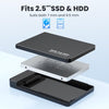 Kluverix USB 3.1 Tool-Free 2.5" SATA SSD/HDD Enclosure