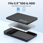 Kluverix USB 3.1 Tool-Free 2.5