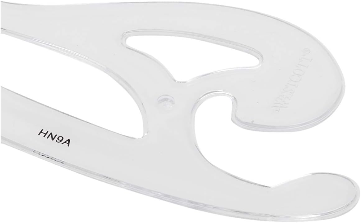 Westcott FC-4 LetterCraft French Curve Set (Set of 4)