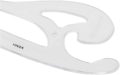 Westcott FC-4 LetterCraft French Curve Set (Set of 4)