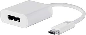 Monoprice 113234 USB-C: Gigabit Ethernet Adapter - White