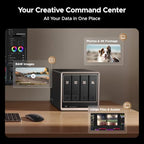 UGREEN DXP4800 GT 4-Bay Desktop NAS Enclosure