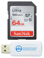 SanDisk 64G_SD_Ultra_R6BLK SD Ultra Card Bundle for Canon EOS Rebel T5