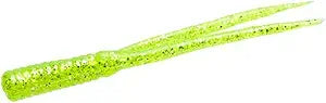 Zoom 008047 Split Tail Trailer 4" Chartreuse Glitter 20-Pack