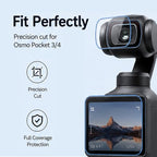 YUSYAIE Tempered Glass Screen Protector for DJI Osmo Pocket 4/3