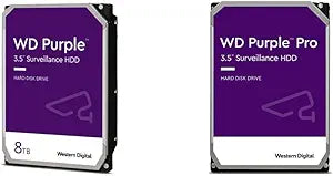 Western Digital WD Purple 8TB/10TB Surveillance Hard Drive