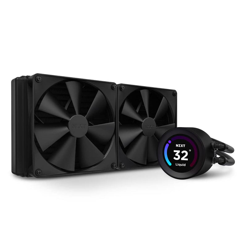 NZXT RL-KN28E-B1 Kraken 280mm AIO CPU Liquid Cooler LCD — main product image