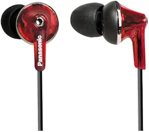 Panasonic RP-HJE190-R ErgoFit PLUS Fashion Earbuds