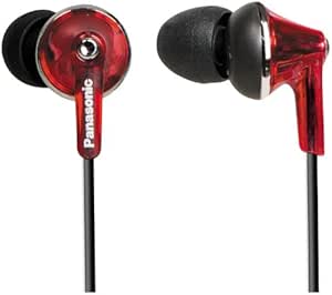 Panasonic RP-HJE190-R ErgoFit Fashion Earbud Headphones