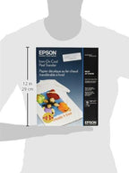 Epson S041153 Iron-on Cool Peel Transfer Paper - 10 Sheets