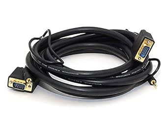 Monoprice 100558 VGA Cable with Audio - 10ft Shielded